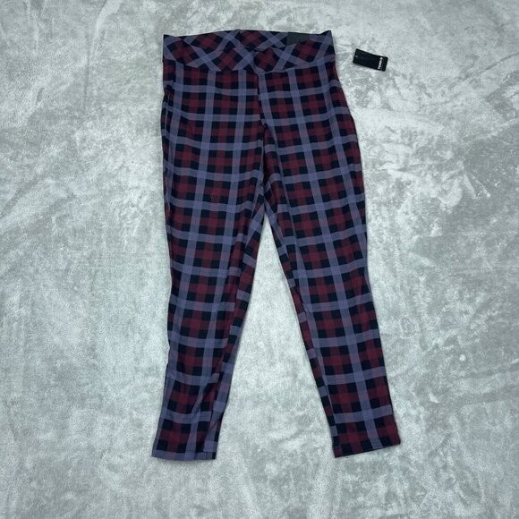 Torrid Womens Plaid High-Waisted Leggings 1X Cotton & Spandex Blend NWT 6070 - Picture 1 of 11